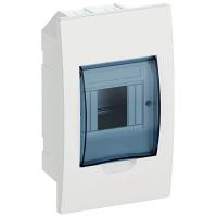 Бокс 4мод встраиваемый белый прозрачная дверь IP41 ЩРВ-П IEK 