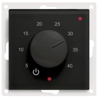 Терморегулятор теплого пола скрытая 16А черный Grandeks для серии AtlasDesign