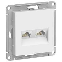 AtlasDesign лотос розетка RJ45 скрытая 2-ая 