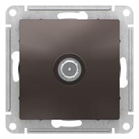 AtlasDesign мокко розетка TV оконечная скрытая 1-ая 
