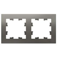 Атлас сталь рамка 2-ая универсально 