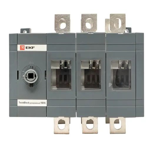Рубильник 3Р 160А без ручки TwinBlock EKF  реверсивный