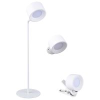 Светильник настольный свд 2,2Вт 4000К 80лм белый подставка, прищепка, настенный USB аккумулятор Osra