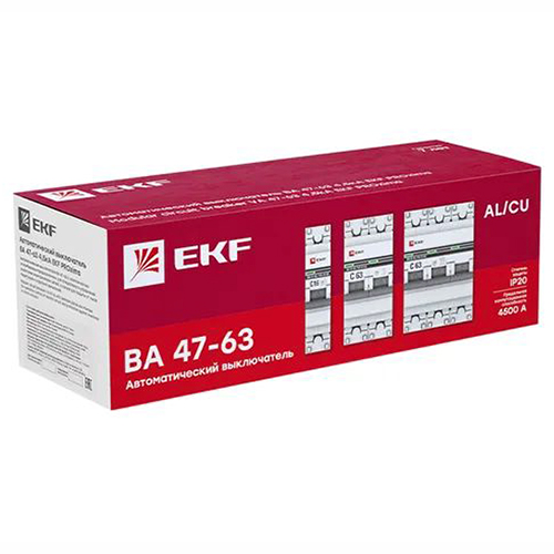 Автомат 1Р 4А C 4,5кА ВА47-63 EKF PROxima 