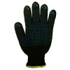 Перчатки х/б точка 6 нитей черные Арт Перчатка 7 класс