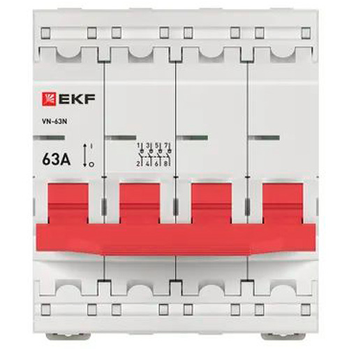 Выключатель нагрузки 4Р 63А ВН-63N EKF PROxima