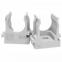 Держатель для трубы 16мм серый 100шт для МП ПРОМРУКАВ 