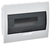 Бокс 12мод встраиваемый белый черная прозрачная дверь IP41 ЩРВ-П GENERICA (IEK) 