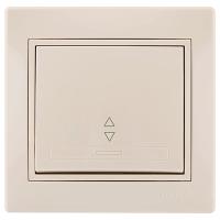 Мира переключатель скрытая бежевый 1кл 10А IP20 