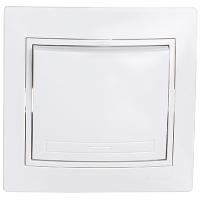 Мира выключатель скрытая белый 1кл 16А IP20 