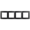 ЭРА12 антрацит рамка 4-ая универсально 