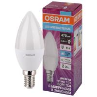 Лампа свеча свд Е14 4,9Вт 6500К 470лм В37 матовая Osram