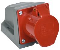 Розетка силовая стационарная 16А 3P+PE IP44 ССИ-114 IEK 