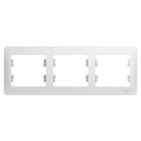 Глосса белый рамка 3-ая горизонтально 