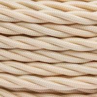 Ретро 2*1,5 песочное золото провод витой BIRONI матовый