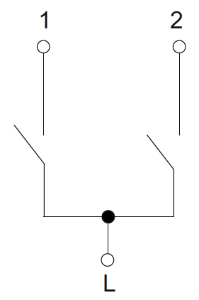 Сканди бежевый выключатель 2кл скрытая 10А IP20 