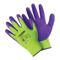 Перчатки полиэстеровые покрытие Sandy latex суперкомфорт Fiberon разм.9(L)