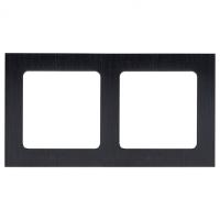 Стокгольм черный рамка 2-ая универсально металл