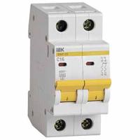 Автомат 2Р 16А C 4,5кА ВА47-29 IEK