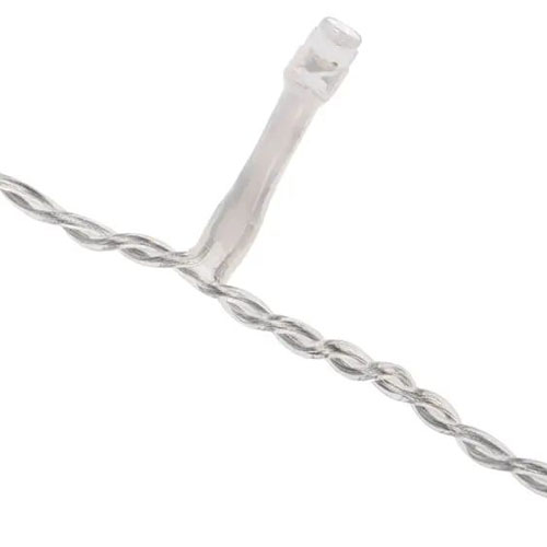 Гирлянда занавес 2*1,5м белый 150свд соединяемая IP44 прозрачный провод мерцание (до 8мод)