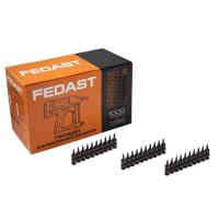 Гвозди 2,7*25мм кованые с ребрами жесткости FEDAST 1000шт