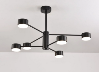 Светильник потолочный (люстра) 6*12Вт GX53 черный
