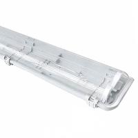Светильник ДСП 2*1200мм прозрачный IP65 ДСП PlexUp без ламп