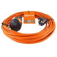 Удлинитель 1-мест 50м ПВС 2*0,75 оранжевый  IP44 TDM 