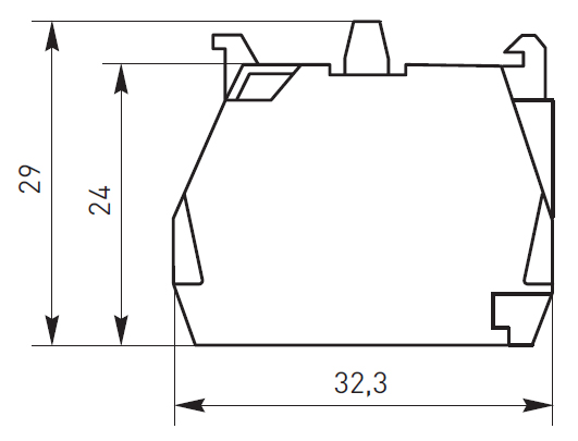 Дополнительные контакты NC красные EKF PROxima