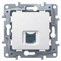 Этика белый розетка RJ45 скрытая 1-ая  