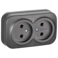 GLORY Роз. 2-я без з/к/ш о/у 10А РС22-2-ХСм сталь м. IEK