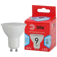 Лампа свд 220В GU10 9Вт 4000К 720лм MR16 матовая ЭРА 