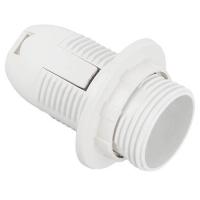 Патрон подвесной Е14 пластик с кольцом белый ЭРА