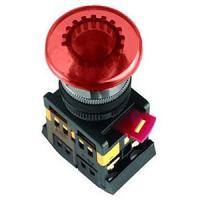 Кнопка AELА-22 "Грибок" красная с подсветкой