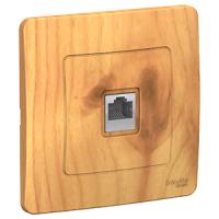 Бланка ясень розетка RJ45 скрытая 1-ая  