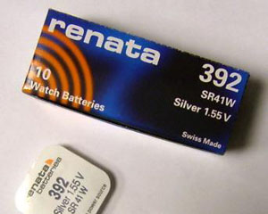 Батарейка дисковая G3 (392, LR 736, LR41) BL1 Renata 