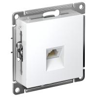 AtlasDesign белый розетка RJ45 скрытая 1-ая  