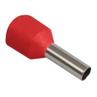 Наконечник-гильза 1,5-8 изолированный красный Е1508 IEK 100шт