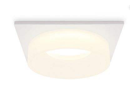 Светильник точечный G5.3 квадрат белый встраиваемый TECHNO SPOT