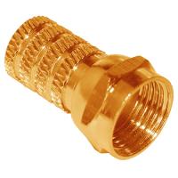 Штекер F-RG6 золото 2шт