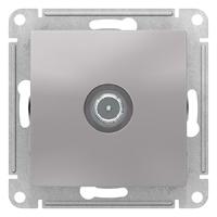 Атлас алюминий розетка TV оконечная скрытая 1-ая