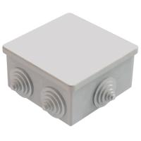 Коробка 100*100*50 квадрат серый IP55 PlexUp