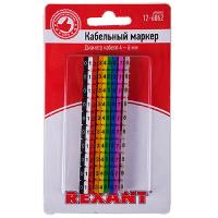 Маркер МКН4-6 "0-9" Rexant 100шт