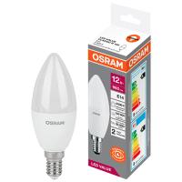 Лампа свеча свд Е14 12Вт 4000К 800лм Р75 матовая  Osram LED Value