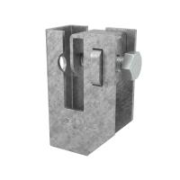 Скоба-держатель полосы с болтом DKC