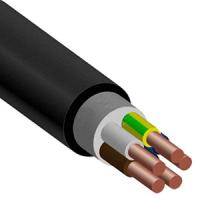 ВВГнг(А)-LS 5*10 ок(N;PE)-0,66кВ медь зеленый круглый кабель Кристалл-Электро