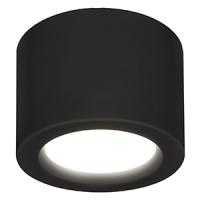 Светильник даунлайт свд 6Вт 4200К 480лм круг черный матовый встраиваемый 