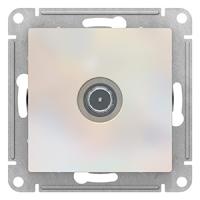 Атлас жемчуг розетка TV оконечная скрытая 1-ая  