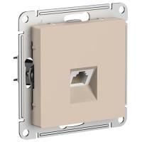 AtlasDesign песочный розетка RJ45 скрытая 1-ая 