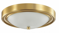 Светильник настенно-потолочный 2*60Вт Е27 круг золото  Lumion